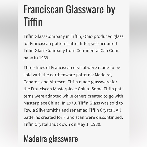 COPY - Vintage Tiffin Franciscan Madeira Sherbet glasses Pumpkin set of 2 - Picture 6 of 8